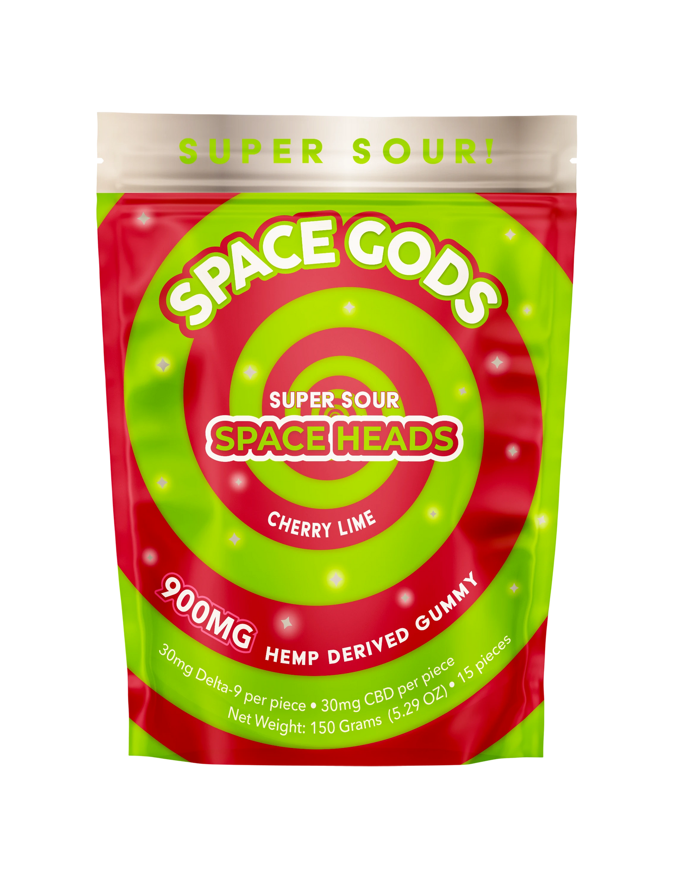 900mg Super Sour Space Heads