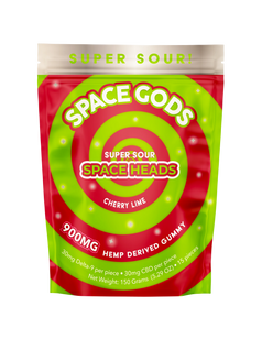 900mg Super Sour Space Heads
