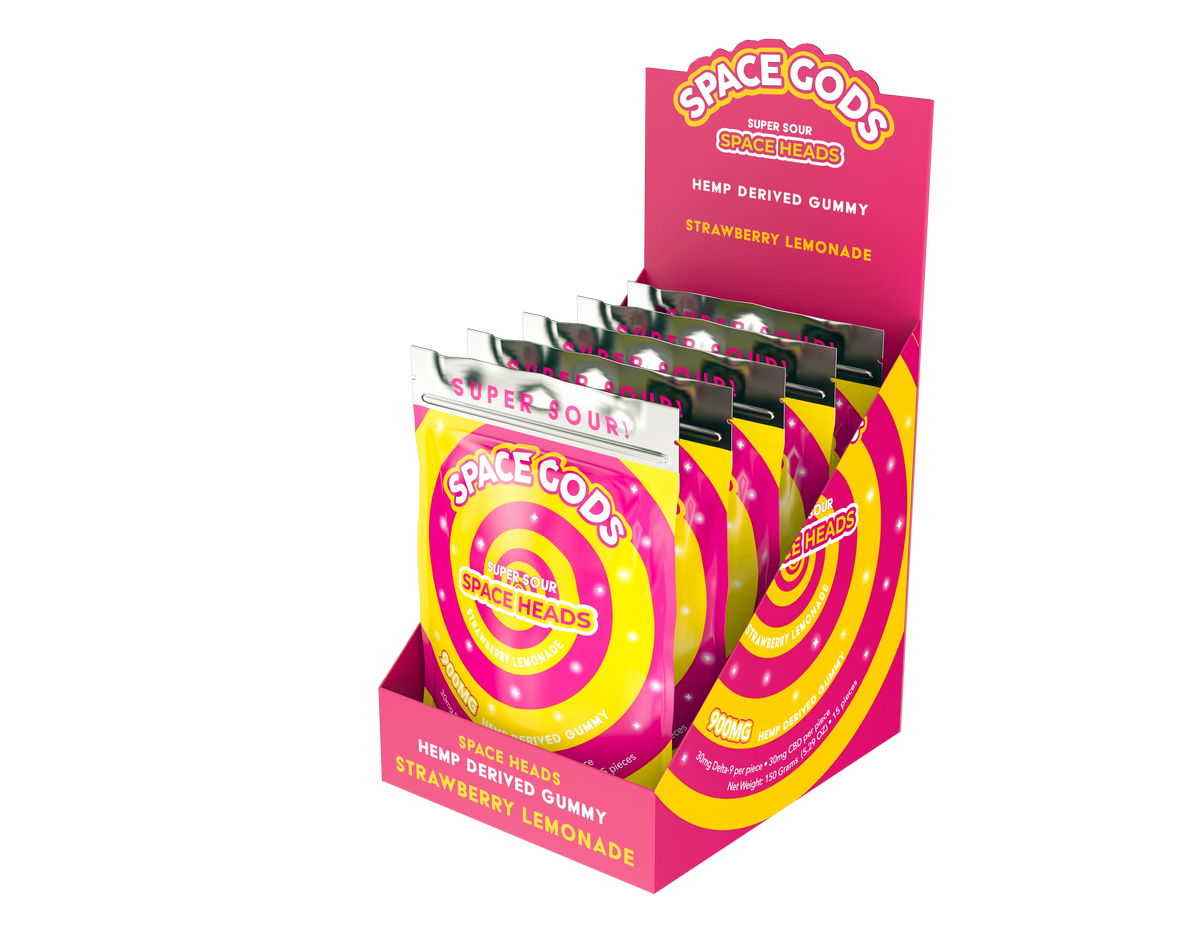 900mg Super Sour Space Heads