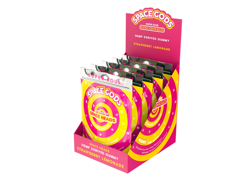900mg Super Sour Space Heads