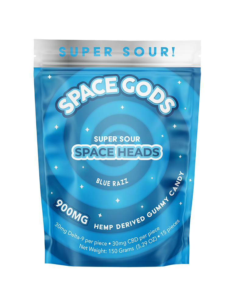 60mg MEGADOSE Sour Gummies D9 THC / CBD