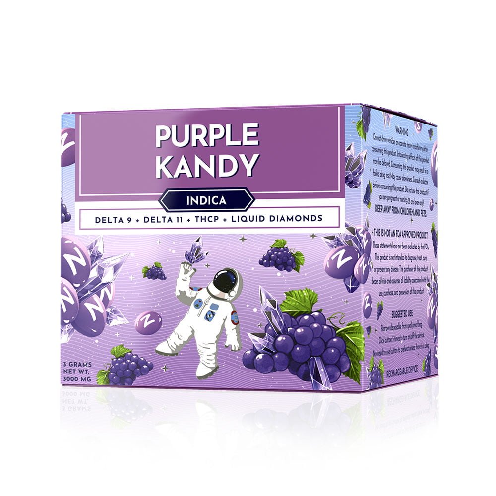 Purple Kandy Moon Sugar Disposable - 10pk