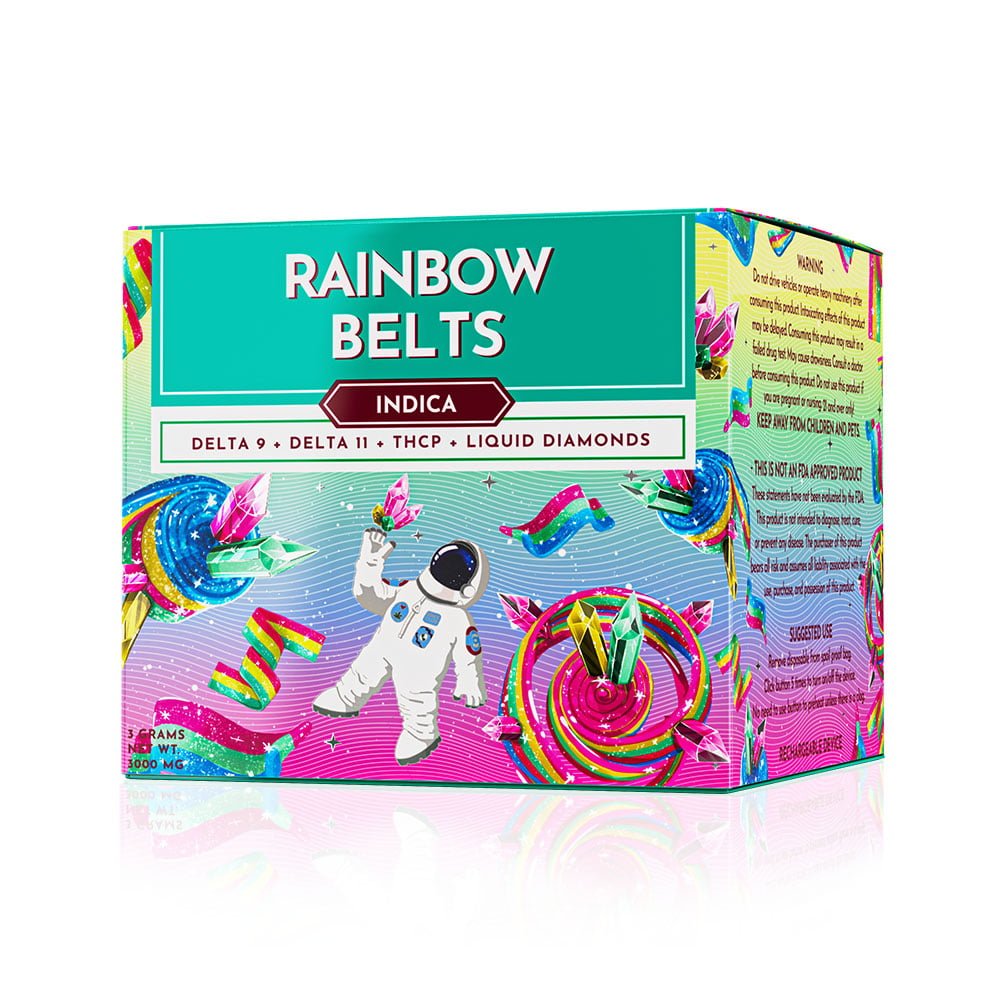 Rainbow Belts Moon Sugar Disposable - 10pk