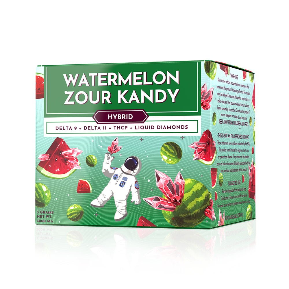 Watermelon Sour Kandy Moon Sugar Disposable - 10pk