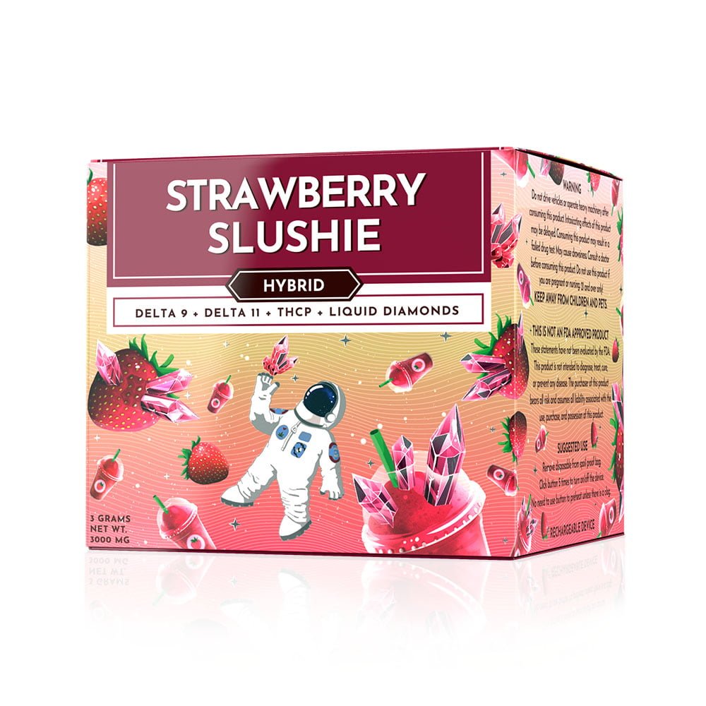Strawberry Slushie Moon Sugar Disposable -10pk - Space Gods | Legal ...